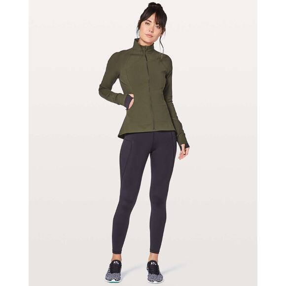 (6) $128 Lululemon Gait Keeper Jacket Dark Olive - Picture 1 of 8